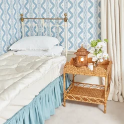 Cream Silk Eiderdown