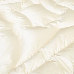 Cream Silk Eiderdown