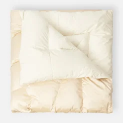 Cream Silk Eiderdown
