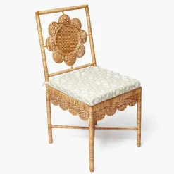 Daisy Rattan Chair with Pavilion Cushion
