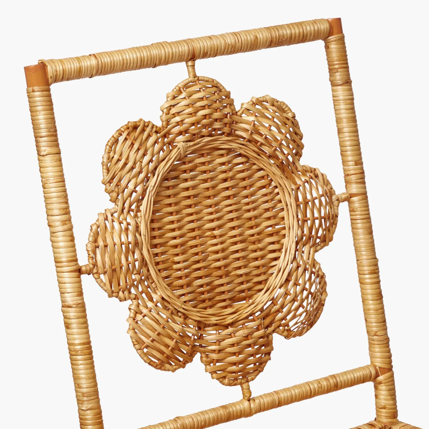 Daisy Rattan Chair with Pavilion Cushion