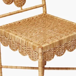 Daisy Rattan Chair with Pavilion Cushion