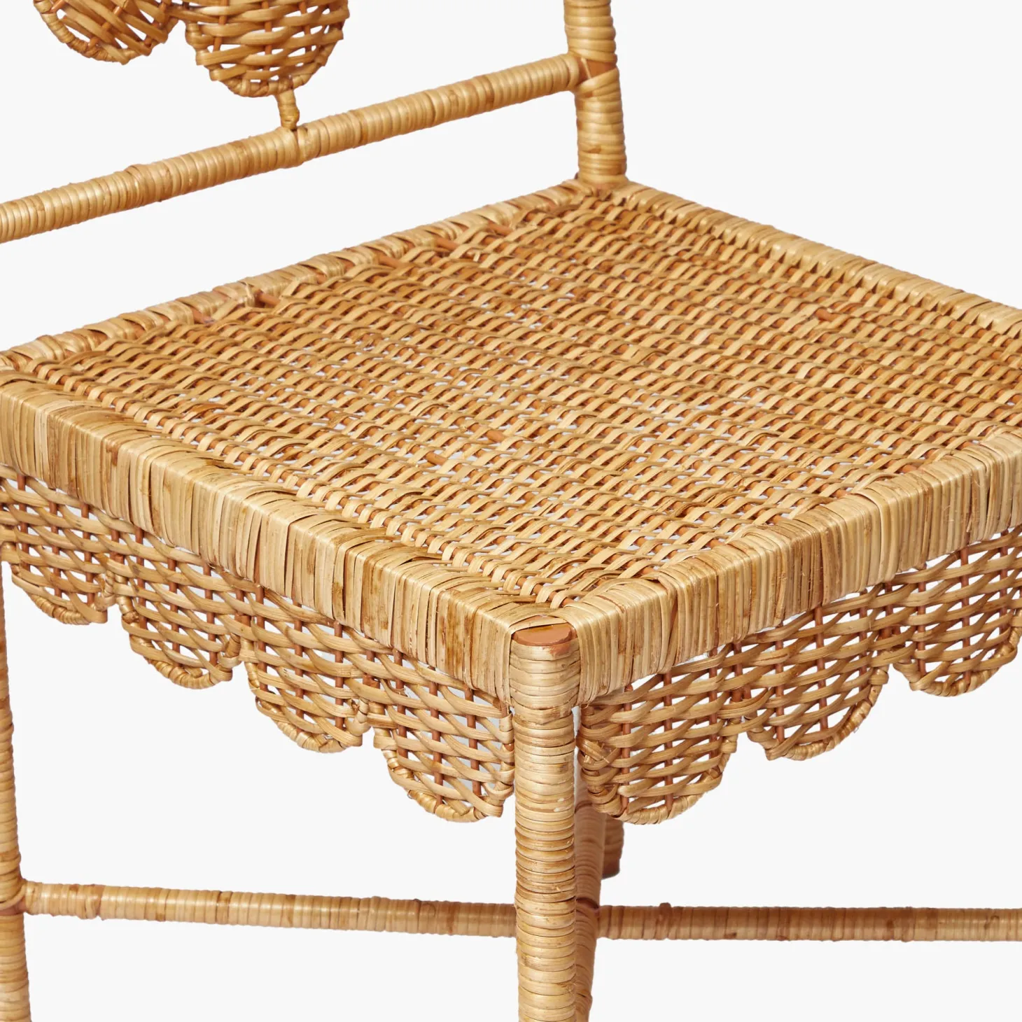 Daisy Rattan Chair with Pavilion Cushion