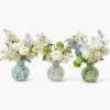 Dappled Glass Vases (Set of 3)