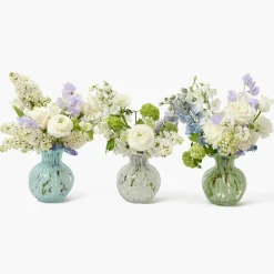 Dappled Glass Vases (Set of 3)