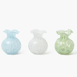 Dappled Glass Vases (Set of 3)