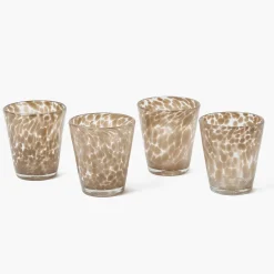Dappled Sand Glasses (Set of 4)