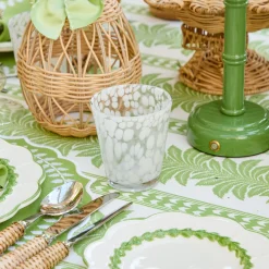 Dappled White Glasses & Jug Set