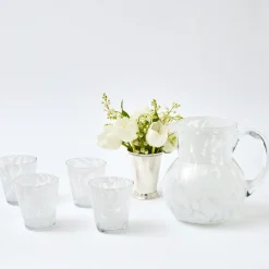 Dappled White Water Jug