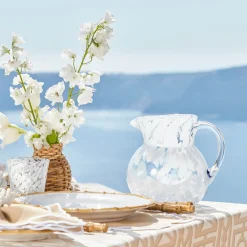 Dappled White Water Jug
