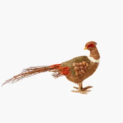 Decorative Raffia Pheasant (Pair)