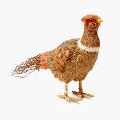 Decorative Raffia Pheasant (Pair)