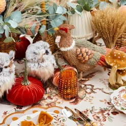 Decorative Raffia Pheasant (Pair)
