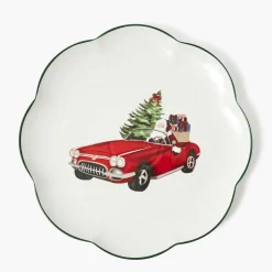 Driving Home for Christmas Dinner Plate
