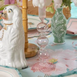 Eden Pink Candle Holder (Pair)