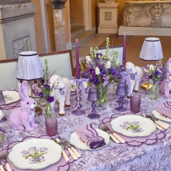 Eden Purple Ribboned Candle Set