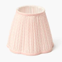 Edie Tall Rechargeable Lamp with Pink Lotus Shade (18cm)