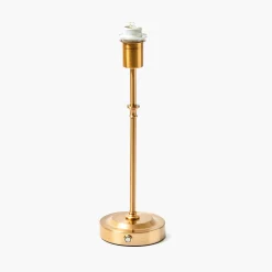 Edie Tall Rechargeable Lamp with Green Frilled Silk Shade (18cm)