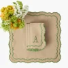 Edith Sand & Green Napkins (Set of 4)