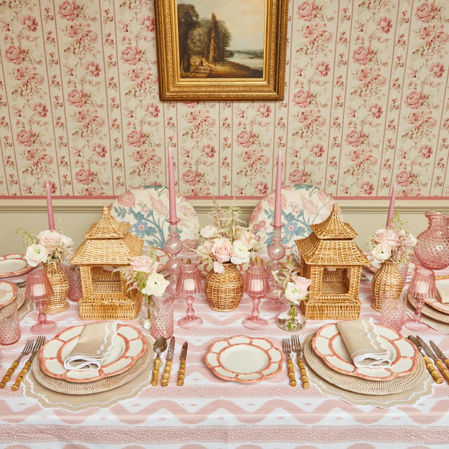 Edith Sand Placemats & Napkins (Set of 4)