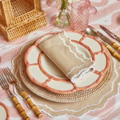 Edith Sand Placemats & Napkins (Set of 4)