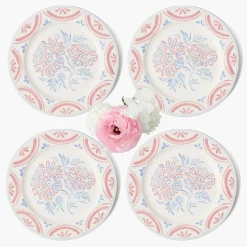Eliza Floral Dinner Plates (Set of 4)
