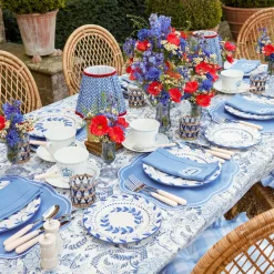 Elizabeth Blue Garland Starter Plates (Set of 4)