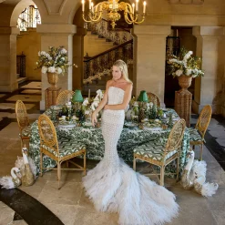 Elizabeth Green Tablecloth