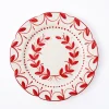 Elizabeth Red Garland Dinner Plate