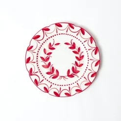 Elizabeth Red Garland Starter Plates