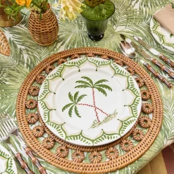 Elodie Round Rattan Placemats (Set of 4)