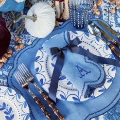 Eloise Blue & Navy Napkins (Set of 4)
