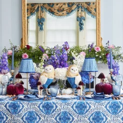 Eloise Blue & Navy Napkins (Set of 4)