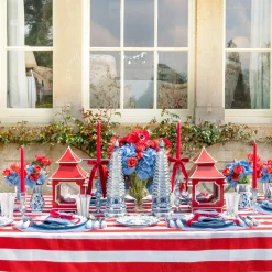Eloise Blue & Red Placemats (Set of 4)