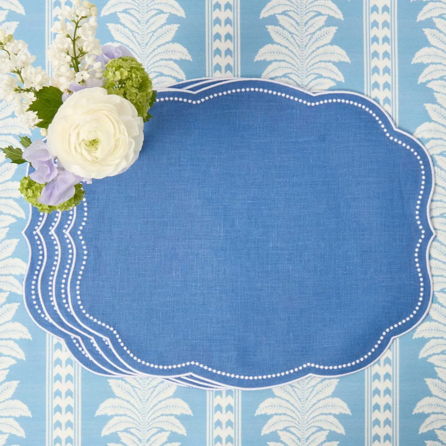 Eloise Blue Placemats (Set of 4)