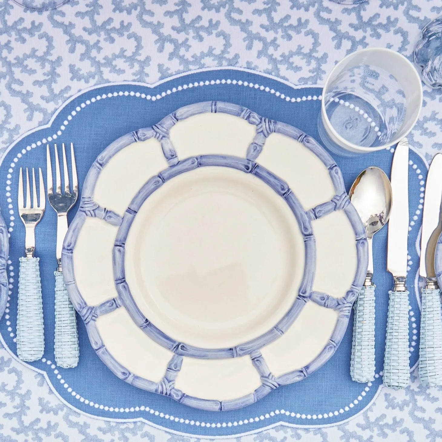 Eloise Blue Placemats (Set of 4)
