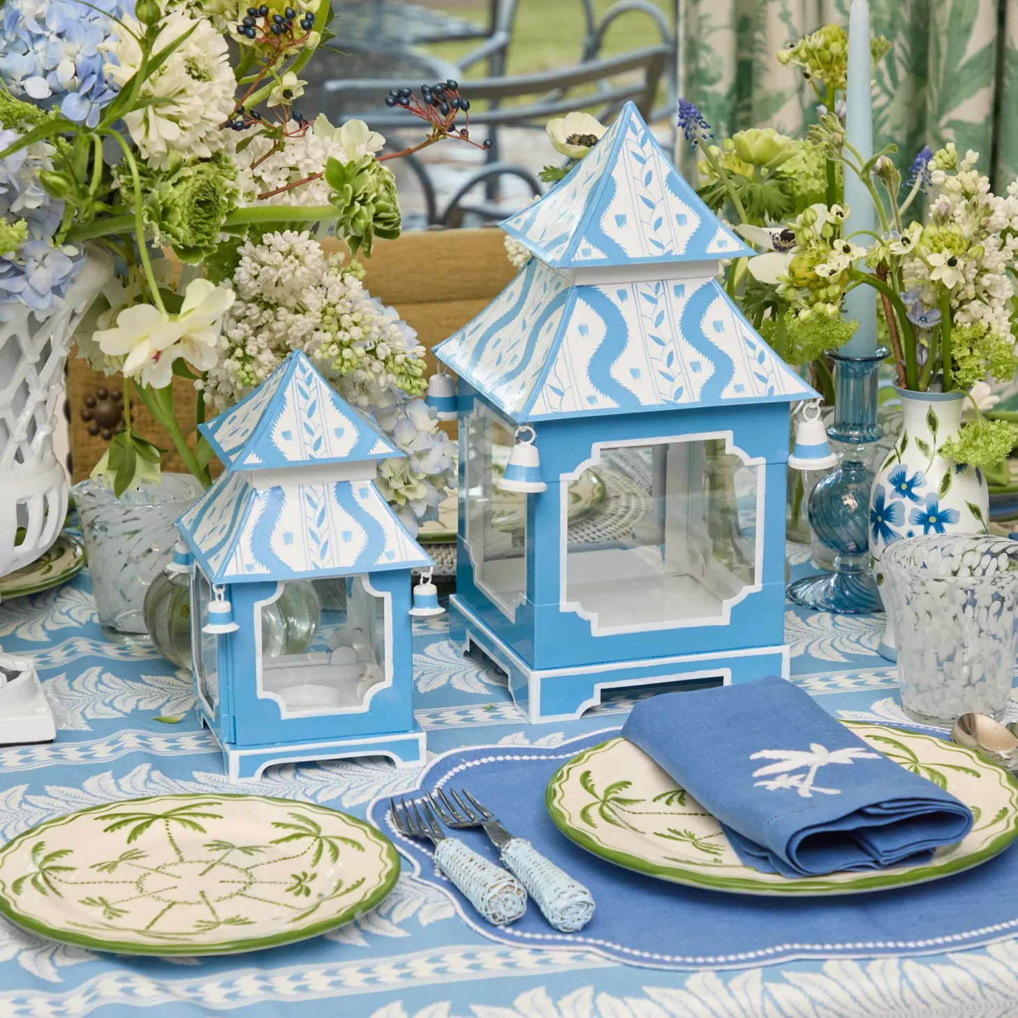 Eloise Blue Placemats (Set of 4)