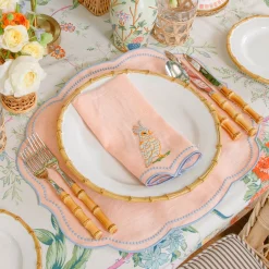 Eloise Coral & Blue Placemats (Set of 4)
