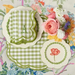 Eloise Green Gingham Napkins (Set of 4)