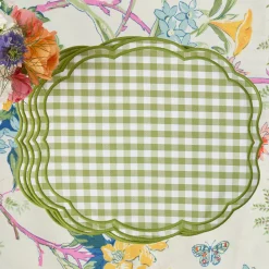 Eloise Green Gingham Placemats (Set of 4)