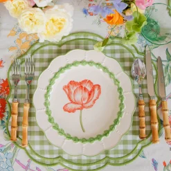 Eloise Green Gingham Placemats (Set of 4)