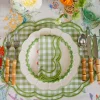 Eloise Green Gingham Placemats & Napkins (Set of 4)