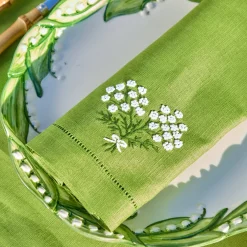 Eloise Green Placemats & Hydrangea Napkins (Set of 4)