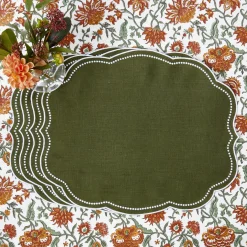 Eloise Green Placemats (Set of 4)