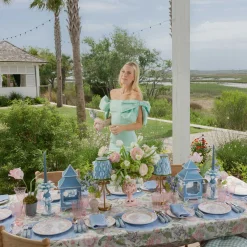 Eloise Periwinkle Placemats & Napkins (Set of 4)