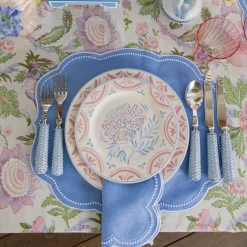 Eloise Periwinkle Placemats & Napkins (Set of 4)