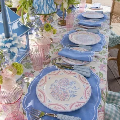 Eloise Periwinkle Placemats & Napkins (Set of 4)