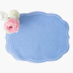 Eloise Periwinkle Placemats & Napkins (Set of 4)