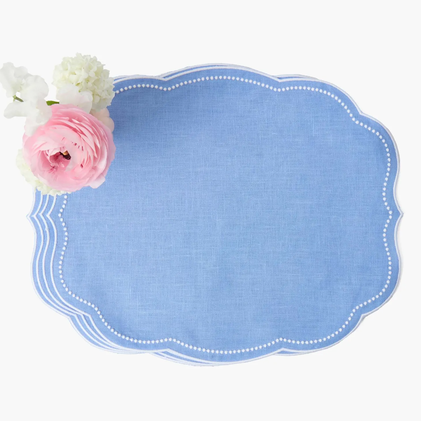Eloise Periwinkle Placemats & Napkins (Set of 4)