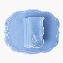Eloise Periwinkle Placemats (Set of 4)